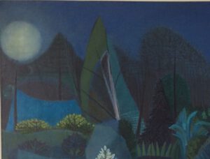 Moonlit garden, 1963 | Paintings